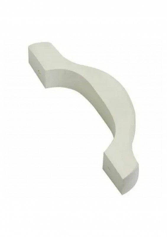 Ручка дверная деревянная для бани плоская гладкая