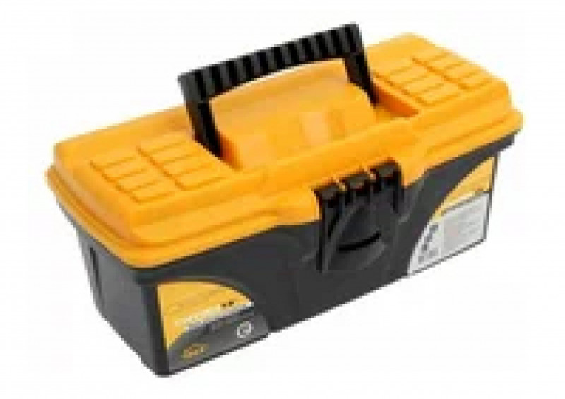 Ящик для инструментов 13" черный с желтым ТИТАН