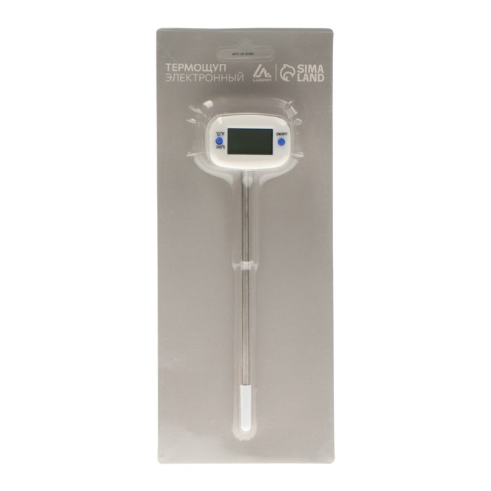 Термощуп кухонный TA-288 максимальная температура 300С батарейка LR44 белый