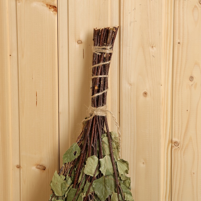 Веник для бани березовый "Богатырский"