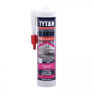Клей монтажный прозрачный 310мл Classic Fix Tytan Professional