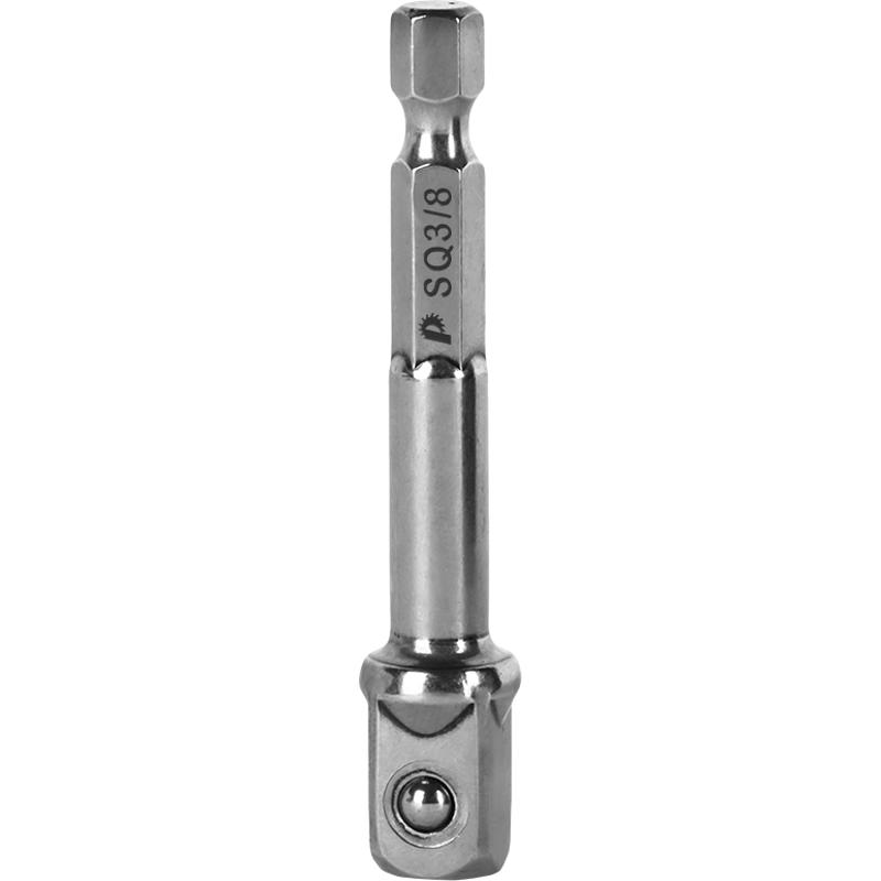 Переходник Адаптер квадрат 3/8" для головок длина 65мм ПРАКТИКА