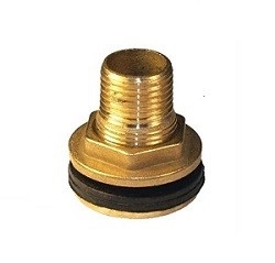Врезка в бак 1/2" (с контргайкой+2прокладки)