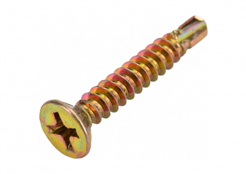 Саморез оконный желтый цинк 3,9х16