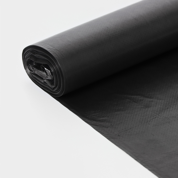 Мешки для мусора 120л, ПНД, 12 мкм, 67х105 см,10шт, белые "Профи"