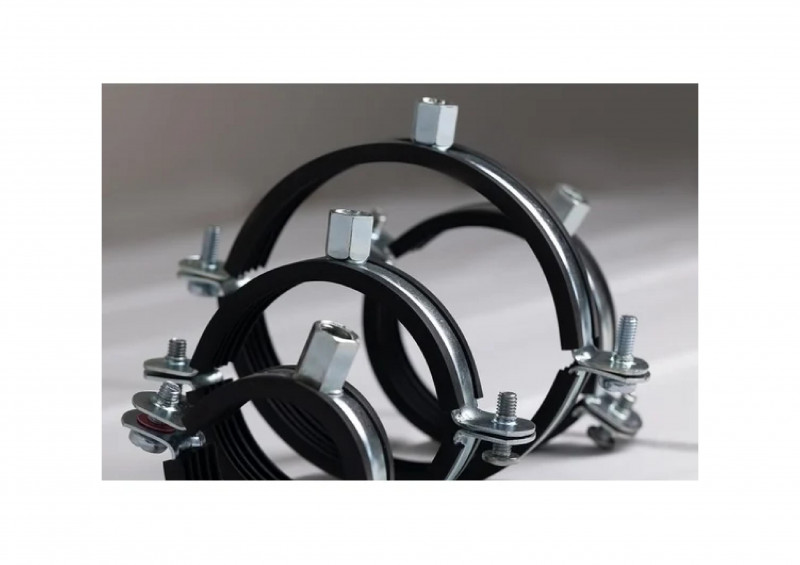 Хомут сантехнический с гайкой 3"1/2" 99-108мм М8