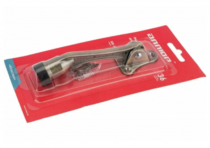 Фиксатор дверной КН-130 BR козья ножка АЛЛЮР бронза