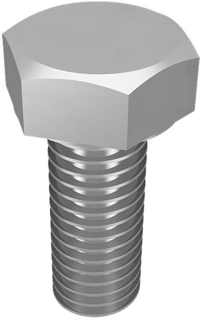 Болт с шестигранной головкой DIN 933 8х20