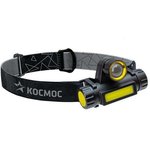 Фонарь аккумуляторный налобный XPE 3Вт СОВ 3Вт с зумом литиевый аккум. 1,2 А.ч. Космос